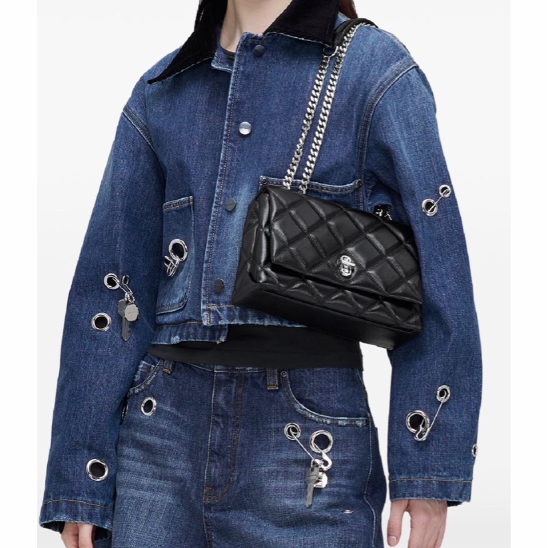 Marc Jacobs 女士 絎縫單肩包均碼碼24cm*8cm*15cm-5