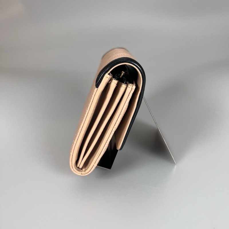 CHANEL COCOMARK中夾 荔枝粉膚 26開-2