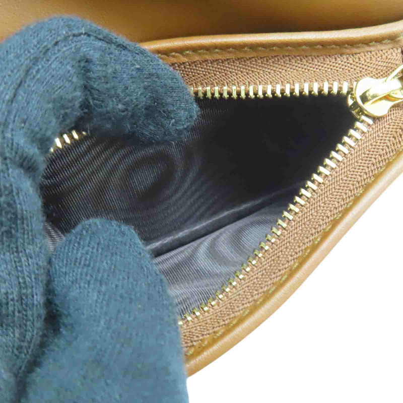烏木色 帆布 蛾刺秀 扣式 短夾【GUCCI 古馳】 456867-7