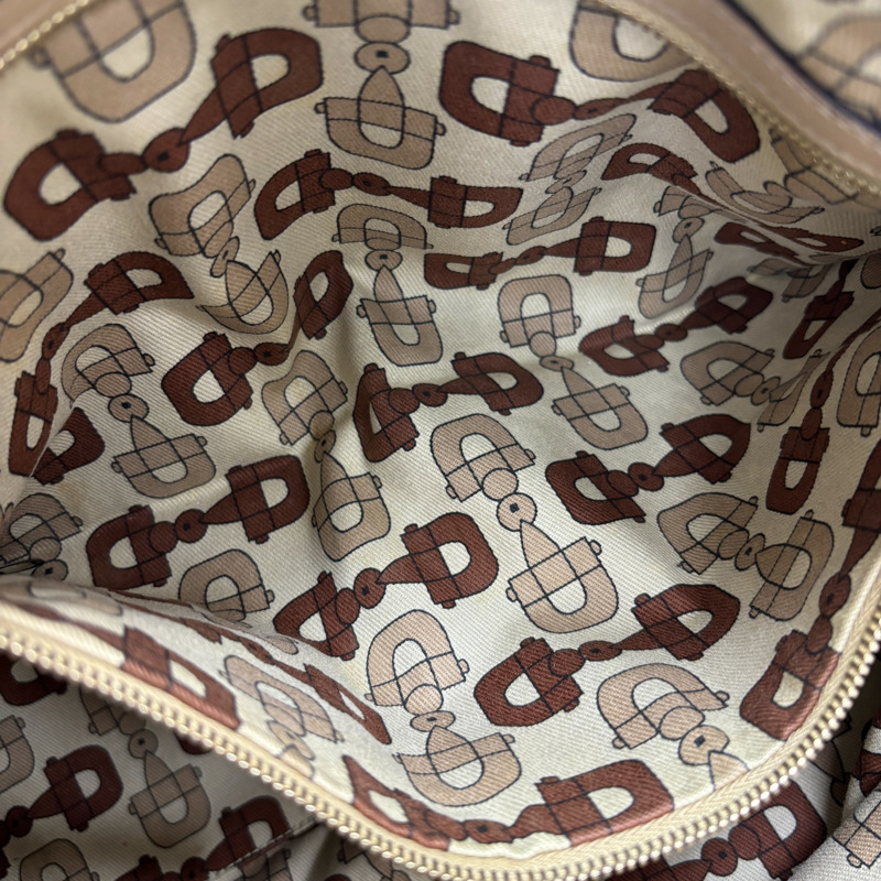 米色 Guccissima 牛皮 Britt 手提包【GUCCI 古馳】 162094-6