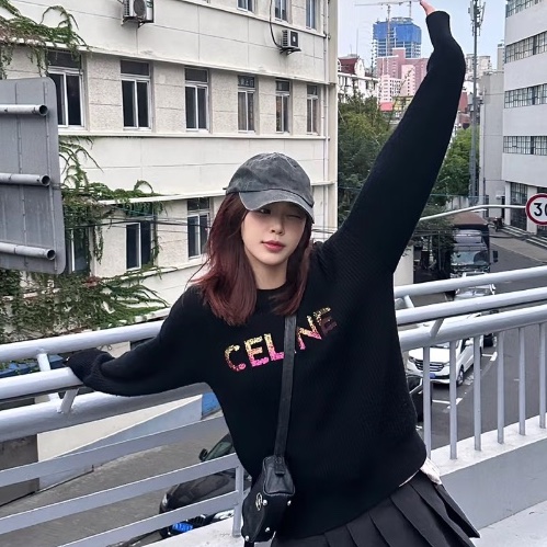 ❤️ CELINE 彩色LOGGO毛衣 秋冬百搭款-2