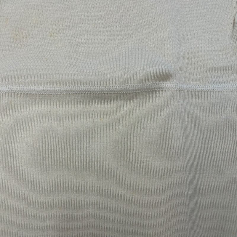 CHANEL 香奈兒 P18 刺繡LOGO羊毛長袖上衣 羊毛 米白色 42碼-8