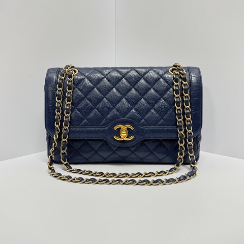 【極新🎁】 Chanel Diana 黛妃包 魚子醬牛皮 （專櫃最新24.6萬）