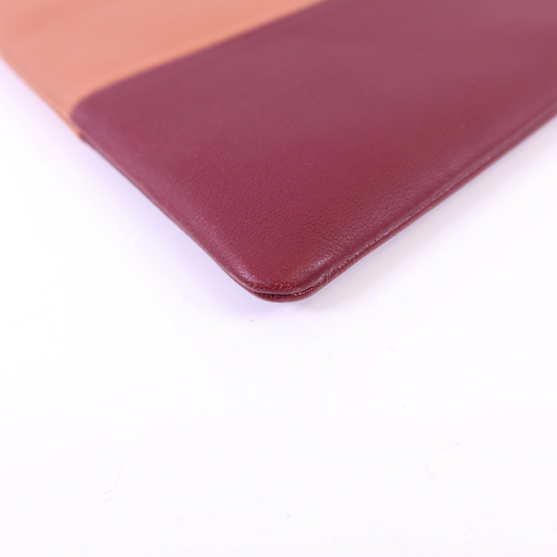 CELINE 牛皮皮革Pouch金扣小袋-9