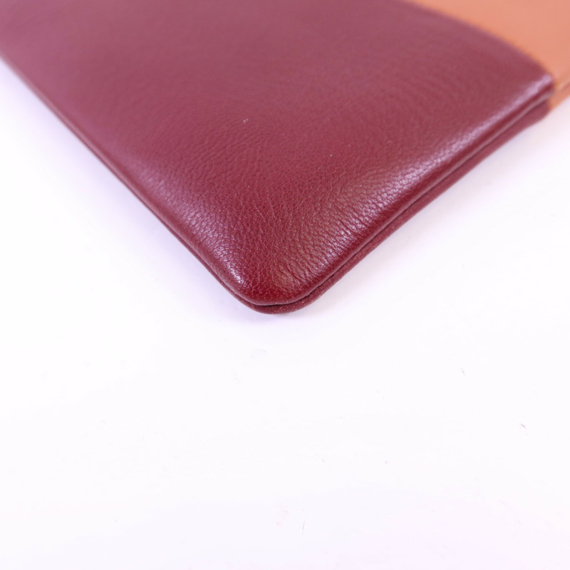 CELINE 牛皮皮革Pouch金扣小袋-10