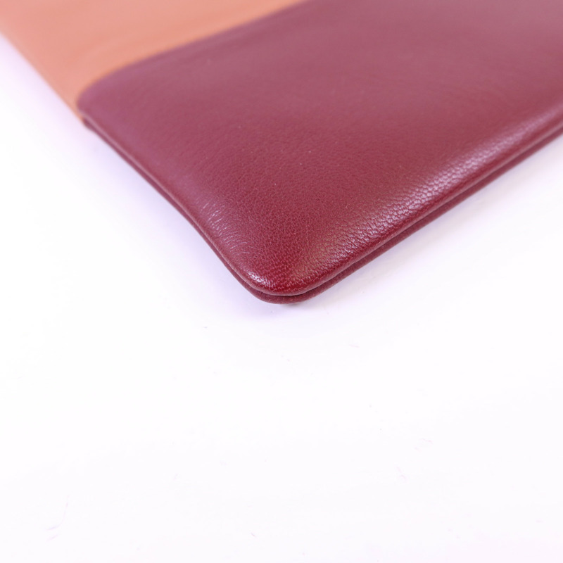 CELINE 牛皮皮革Pouch金扣小袋-11