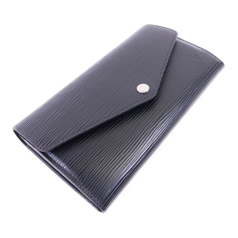 LOUIS VUITTON Epi Sarah銀扣長錢包-2