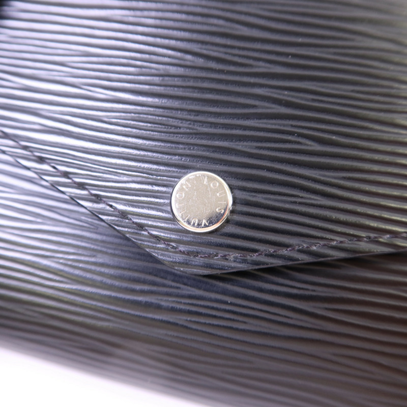 LOUIS VUITTON Epi Sarah銀扣長錢包-7