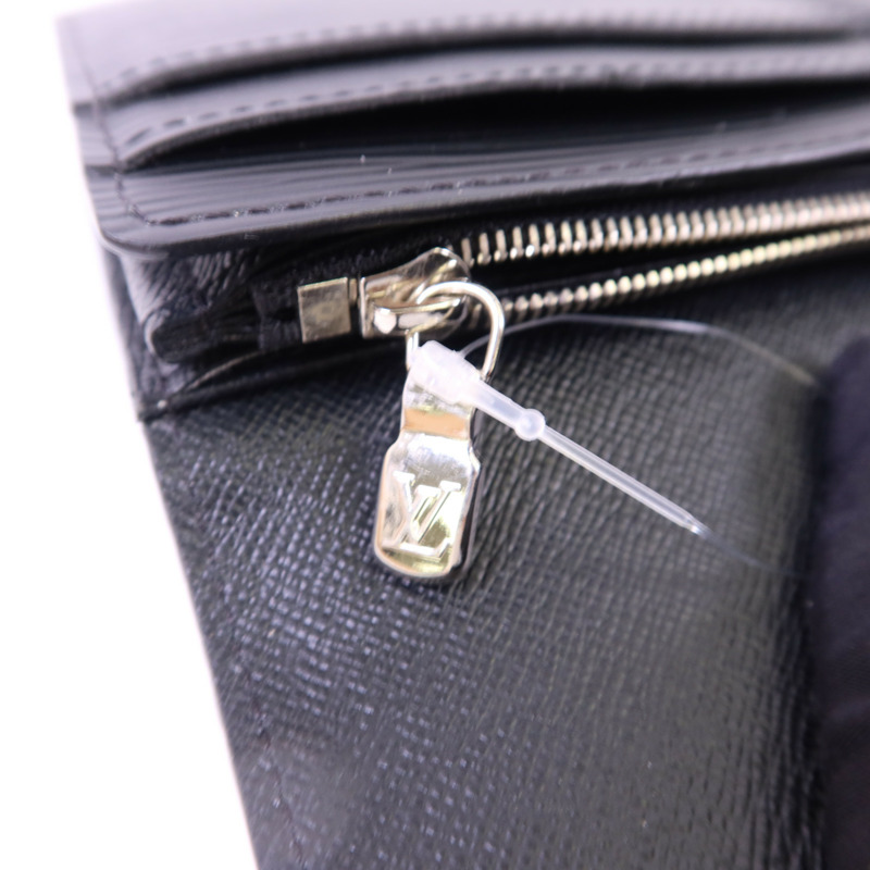 LOUIS VUITTON Epi Sarah銀扣長錢包-8