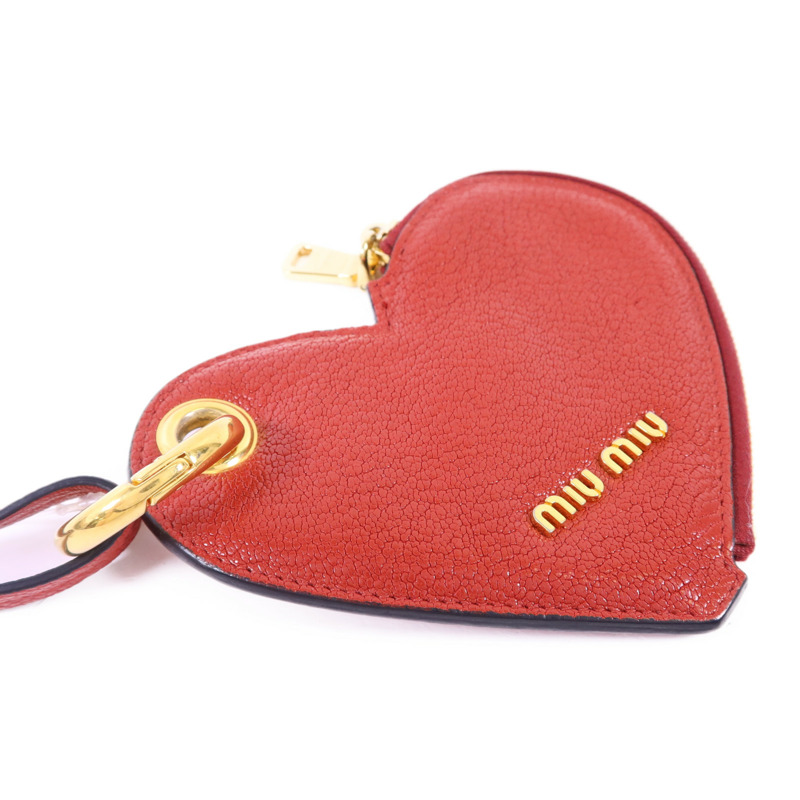 Miu Miu 牛皮皮革Coin Case金扣零錢包-2