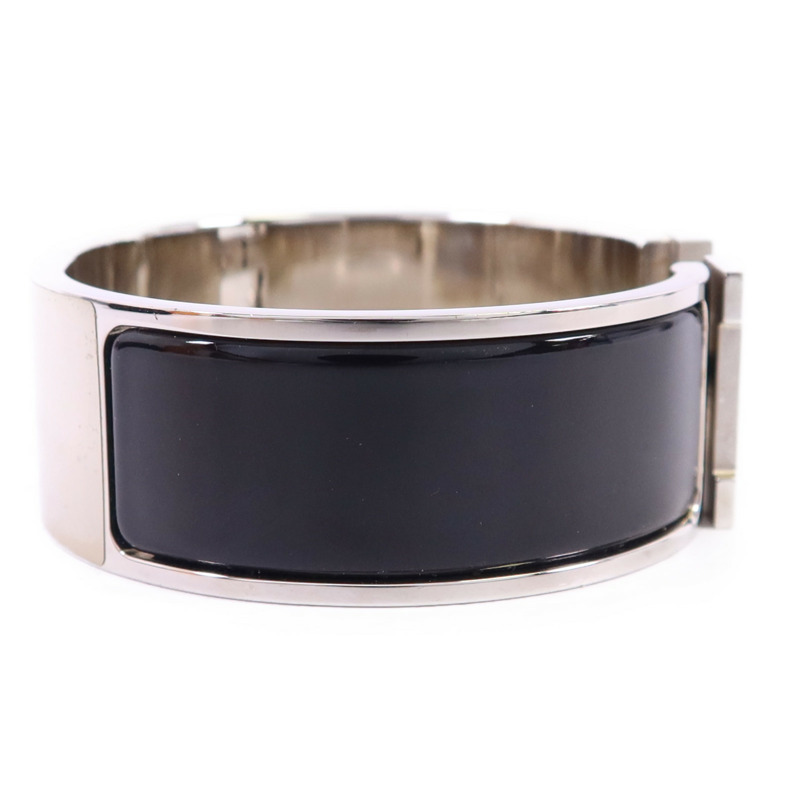 HERMES 金屬Clic-Clac H銀扣手鐲-3