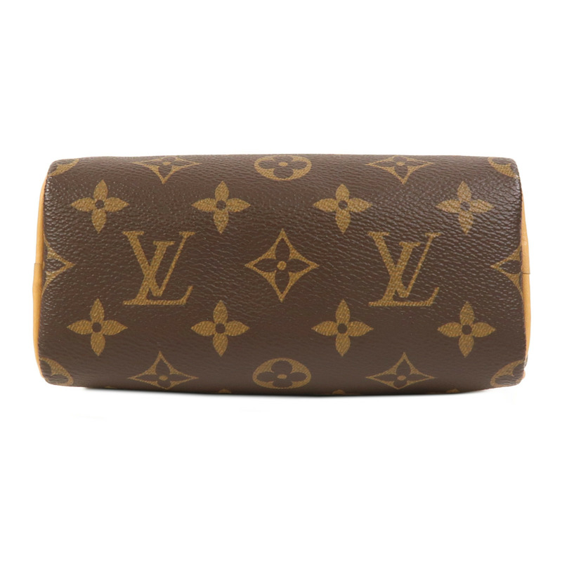 LOUIS VUITTON Monogram Nano Speedy金扣手挽肩背兩用袋-3