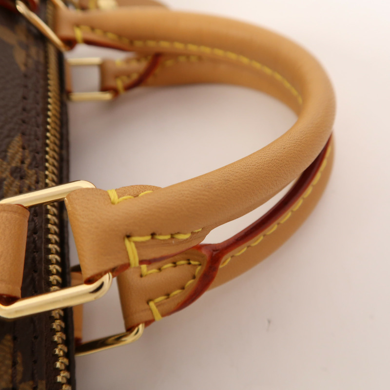 LOUIS VUITTON Monogram Nano Speedy金扣手挽肩背兩用袋-20