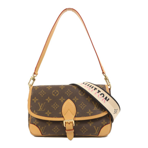 LOUIS VUITTON Monogram Diane金扣手挽肩背兩用袋