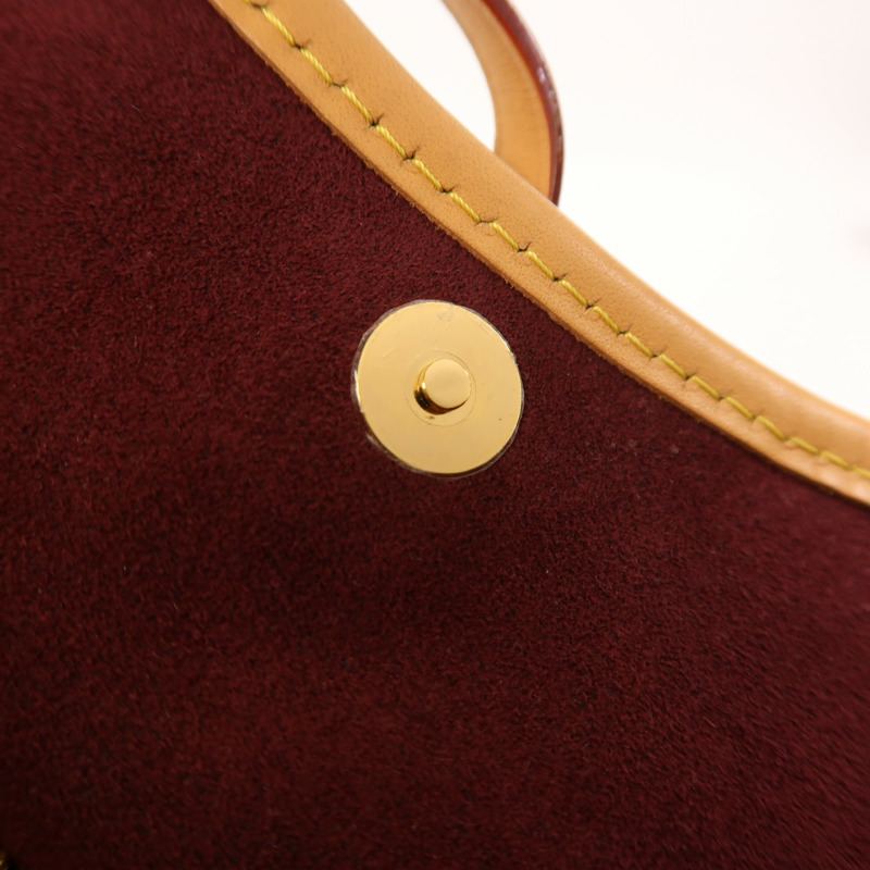 LOUIS VUITTON Monogram CarryAll PM金扣肩背袋-13