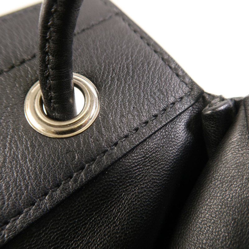 HERMES Swift皮革Aline Mini銀扣肩背袋Noir-6