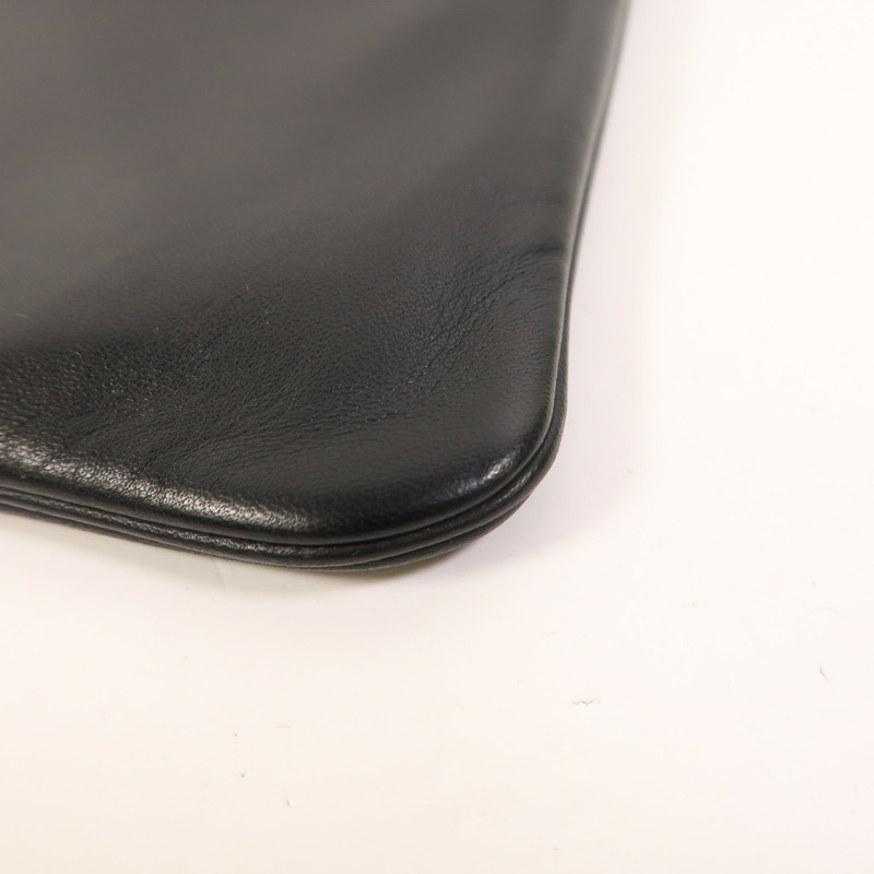 HERMES Swift皮革Aline Mini銀扣肩背袋Noir-9