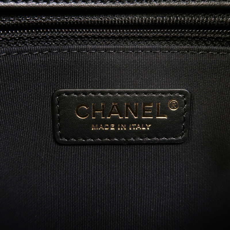 CHANEL 羊皮皮革Shoulder Bag金扣鏈帶肩背袋-5