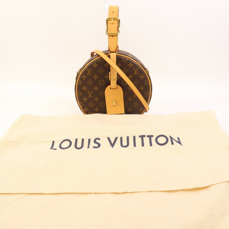 LOUIS VUITTON Monogram Petite Boite Chapeau金扣手挽肩背兩用袋-7