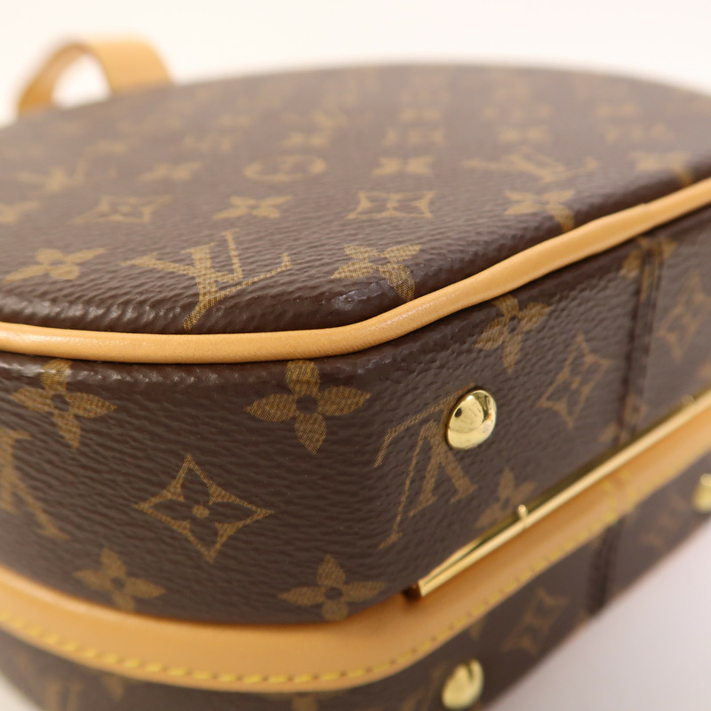 LOUIS VUITTON Monogram Petite Boite Chapeau金扣手挽肩背兩用袋-11