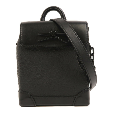 LOUIS VUITTON Monogram Taurillon Nano Steamer肩背袋