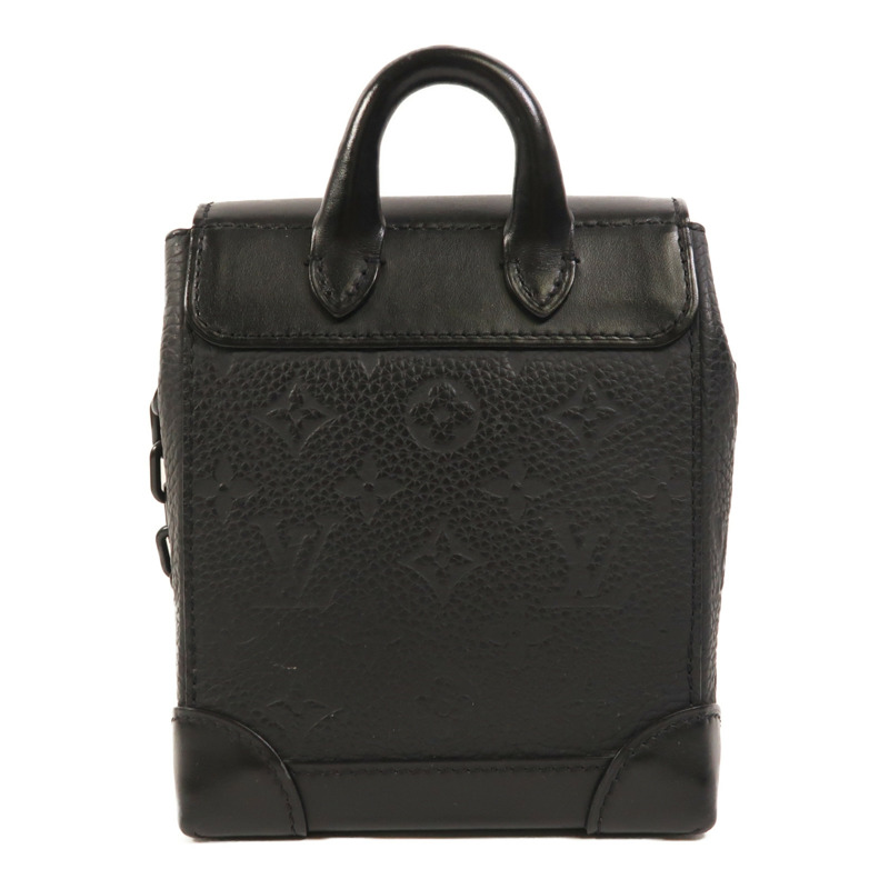 LOUIS VUITTON Monogram Taurillon Nano Steamer肩背袋-1