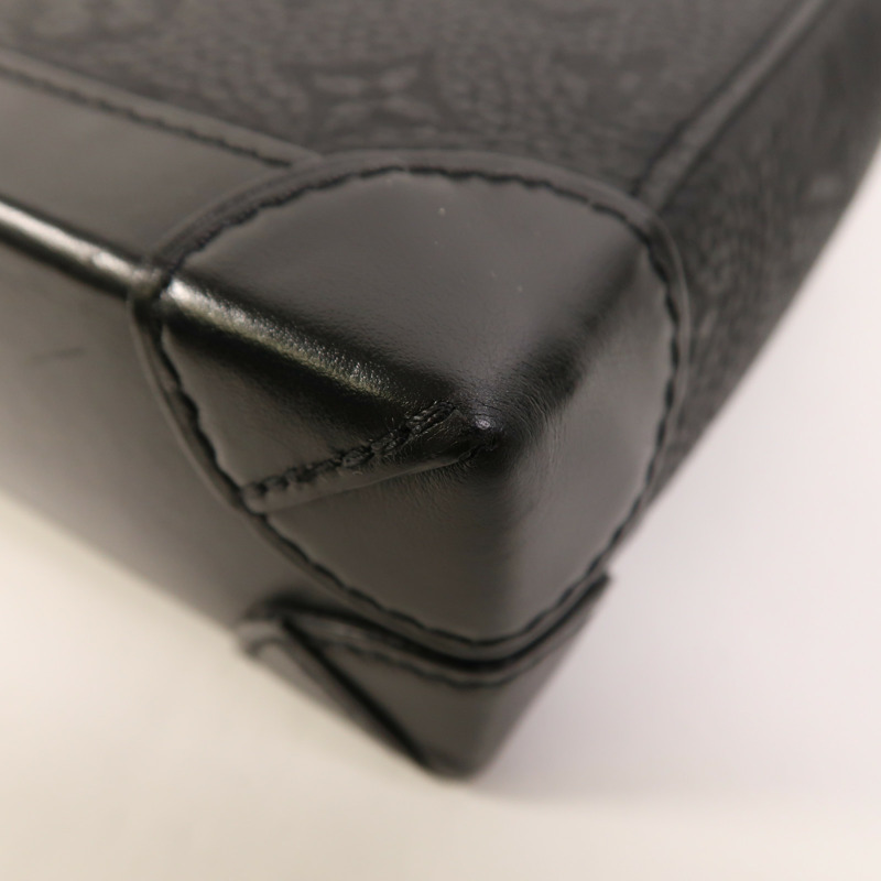 LOUIS VUITTON Monogram Taurillon Nano Steamer肩背袋-10