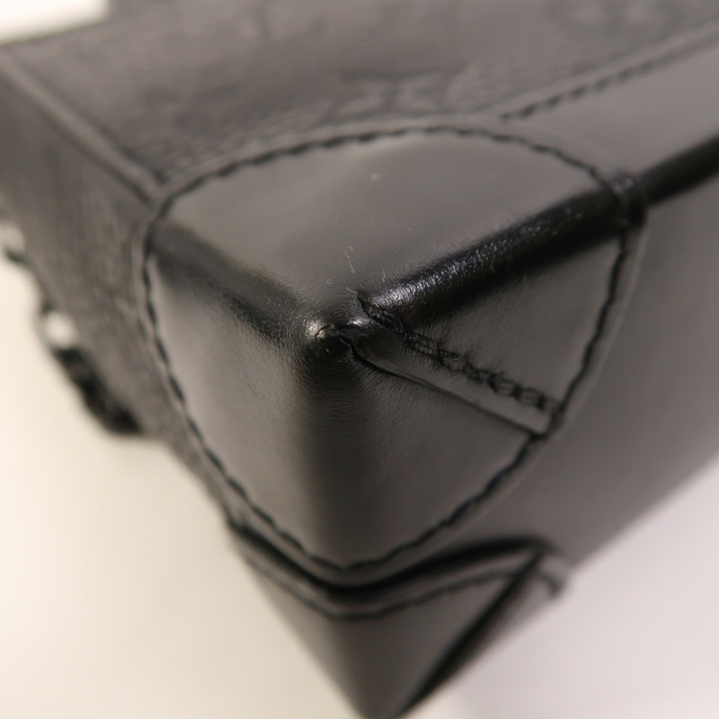 LOUIS VUITTON Monogram Taurillon Nano Steamer肩背袋-11