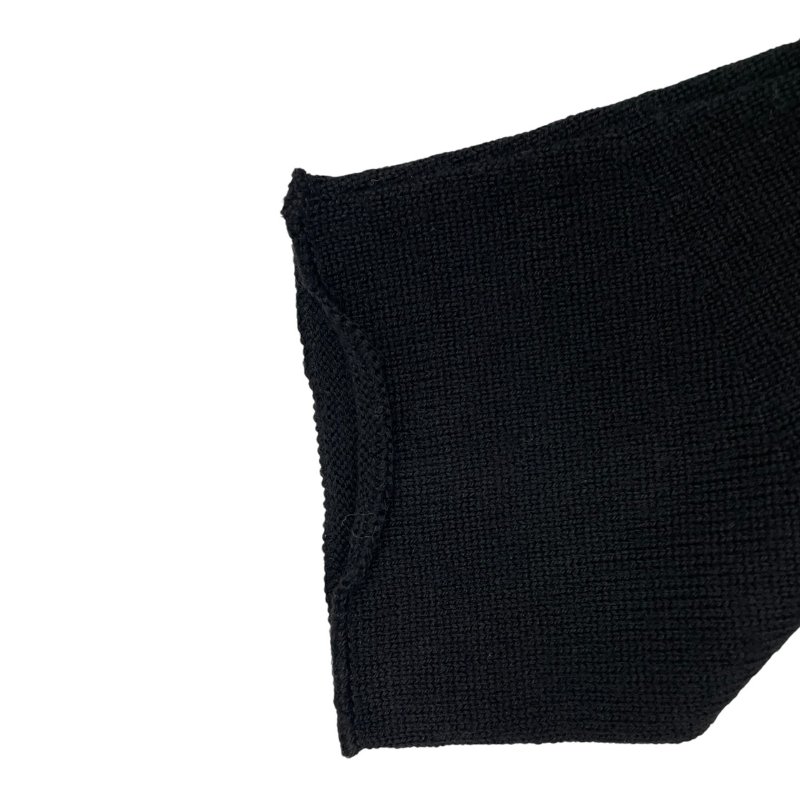 CHANEL 香奈兒 P14 黑色羊毛長袖針織上衣 羊毛 黑色 40碼-5