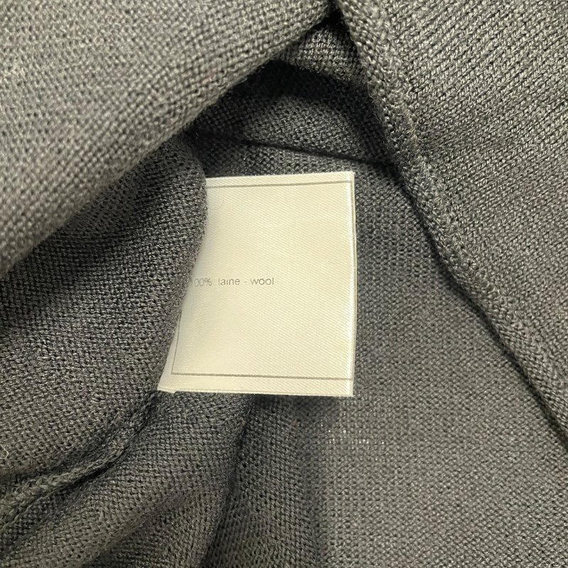 CHANEL 香奈兒 P14 黑色羊毛長袖針織上衣 羊毛 黑色 40碼-7