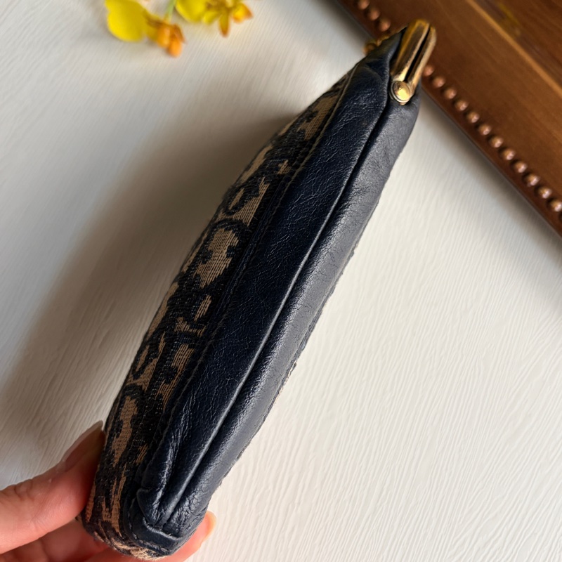 Christian Dior Oblique 迪奧老花圖案 長夾 眼鏡夾-9