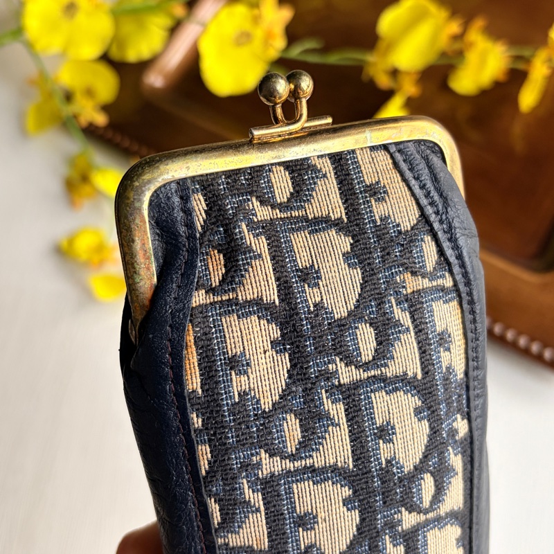 Christian Dior Oblique 迪奧老花圖案 長夾 眼鏡夾-11