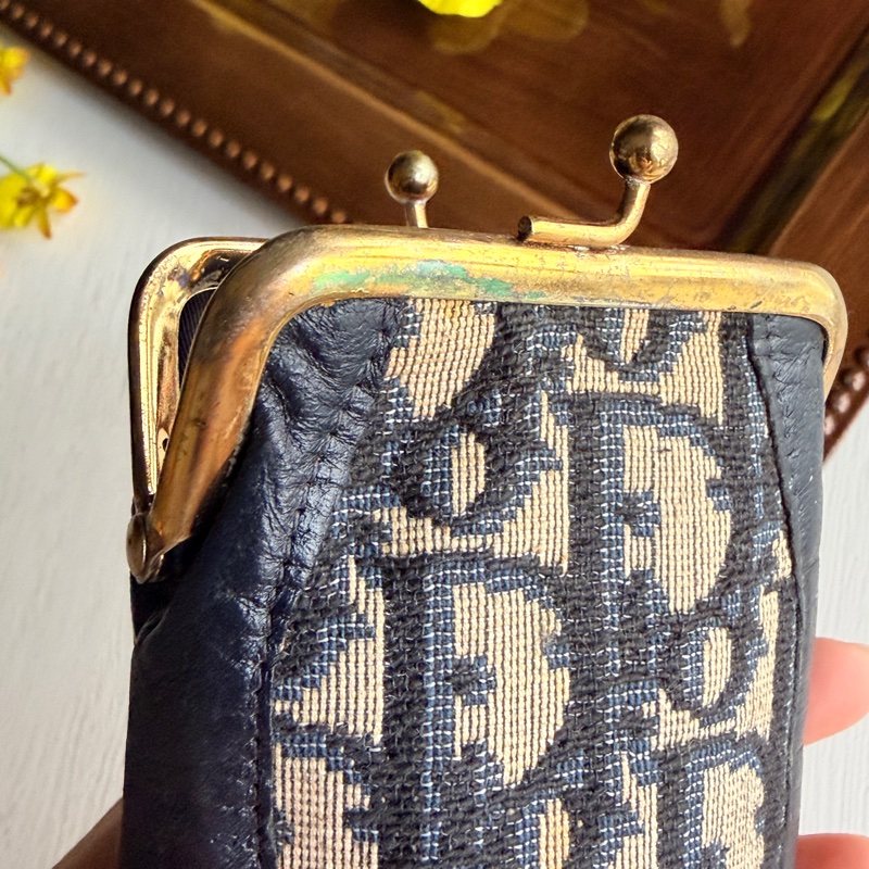 Christian Dior Oblique 迪奧老花圖案 長夾 眼鏡夾-16