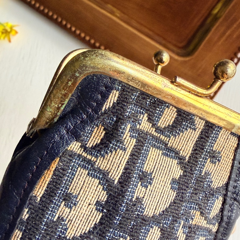 Christian Dior Oblique 迪奧老花圖案 長夾 眼鏡夾-18