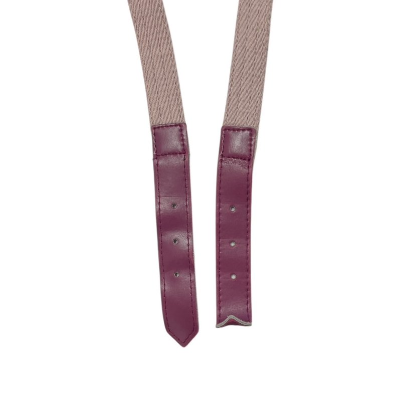 CHANEL 香奈兒 P15 粉色一字裙 純棉 粉紅色 皮帶 40碼-8