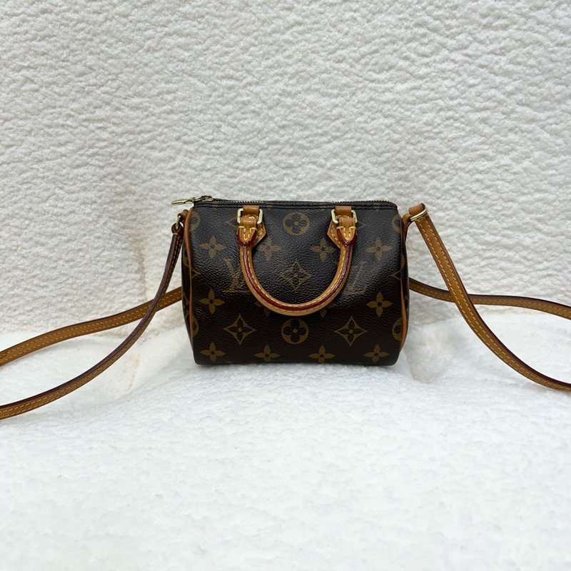 路易威登絕版波士頓包LV原花nano speedy波士頓包M61252-4