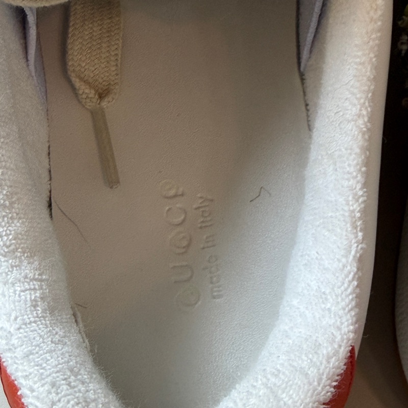 914intheair精品代購『保留中』Gucci GG 小花珠珠髒髒鞋小白鞋低筒運動鞋-10