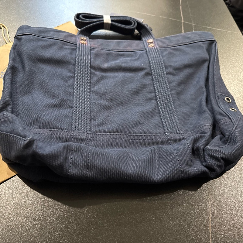 POLO中性托特包藍色全新-8