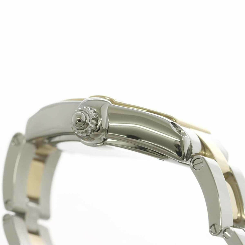 卡地亞 Roadster SM 雙色腕錶 W62026Y4 女士款，附日期顯示，銀色錶殼，18K 白金石英機芯-5