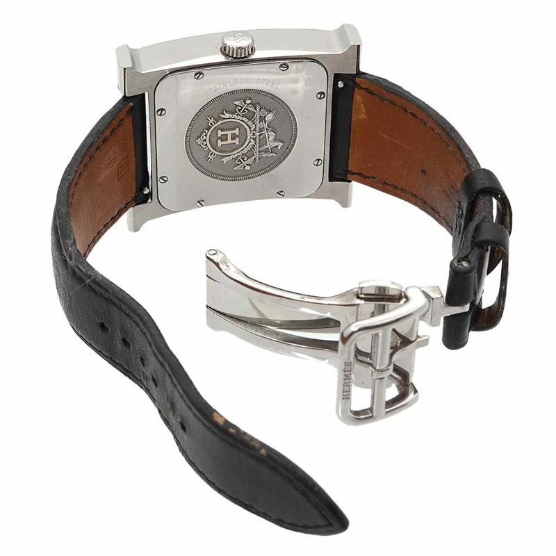 愛馬仕 H 系列 HH2 810 男士自動機械腕錶，附日期顯示，黑色-3