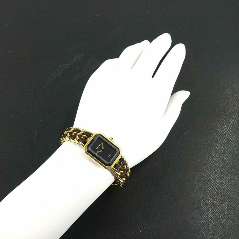 香奈兒 Premiere 女士腕錶，L 碼，H0001，黑金配色，石英機芯-2