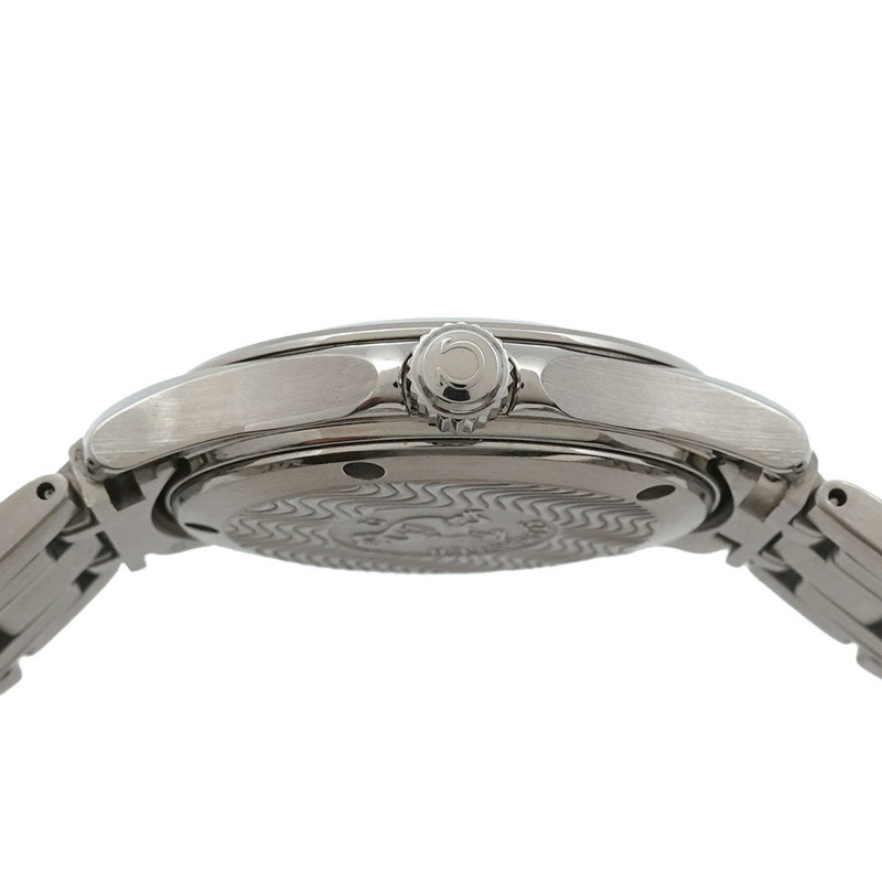 歐米茄海馬系列120公尺防水男士腕錶 2501 81，附日期顯示，海軍藍錶盤，自動機械錶-4