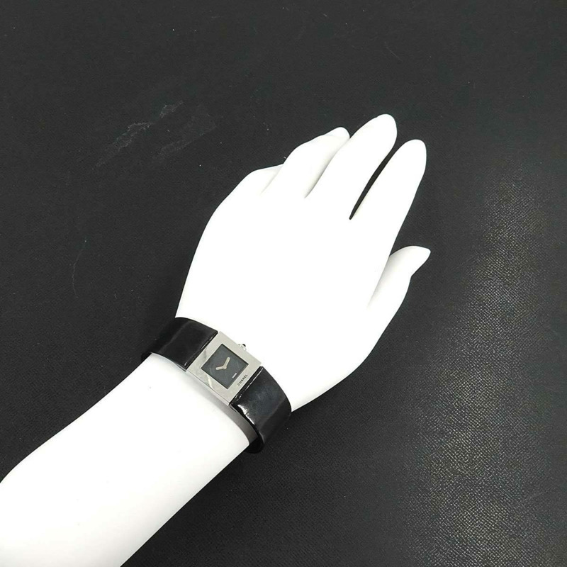 香奈兒 Matelasse H0116 女士黑色石英腕錶-2