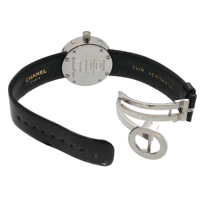 香奈兒 La Ronde H0579 女士黑色石英腕錶-3