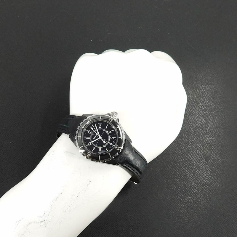 香奈兒 J12 H0680 女士腕錶，33毫米，日期顯示，黑色陶瓷錶殼，石英機芯-3