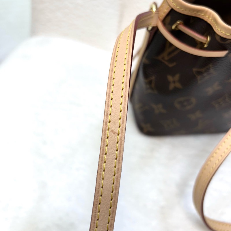 路易威登絕版水桶包LV原花nano noe抽繩束口小水桶包M41346-9