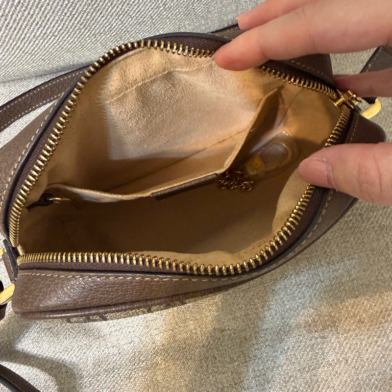 Gucci 老花mini相機包 斜背包 側背包-5