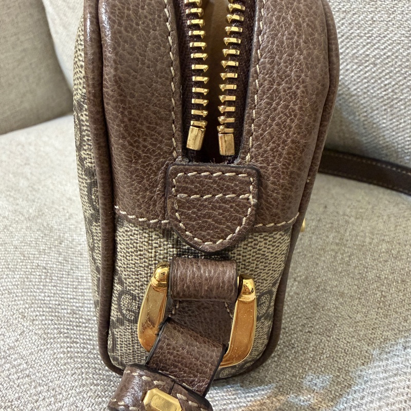 Gucci 老花mini相機包 斜背包 側背包-7