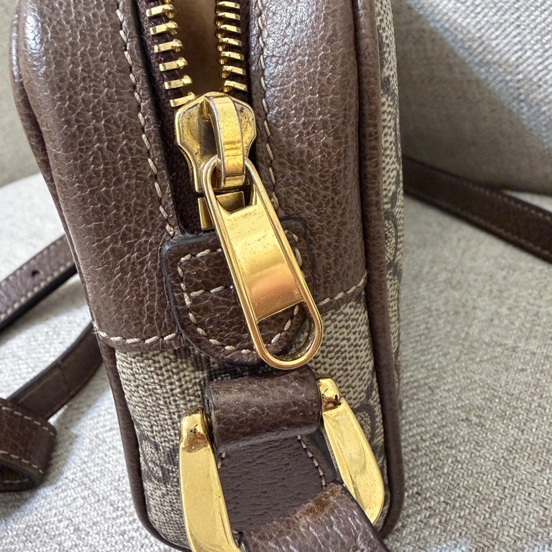 Gucci 老花mini相機包 斜背包 側背包-8