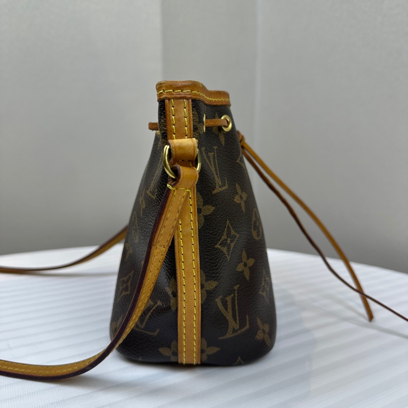 路易威登/Louis Vuitton Nano Noe 老花小水桶斜背包13x10x16cm-4